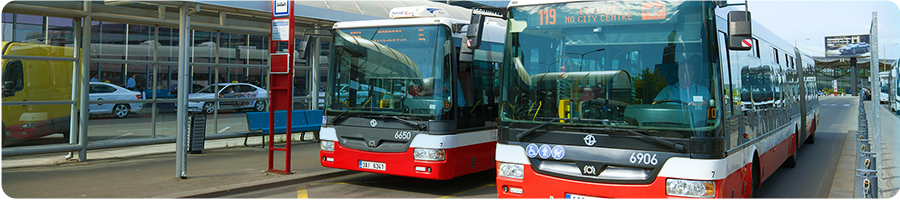 Public Transport Buses | Vaclav Havel Airport Prague, Ruzyne